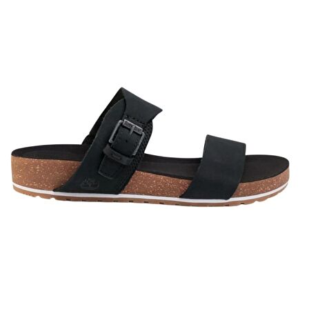 Timberland Malibu Waves Slide Black Nubuck Siyah Sandalet