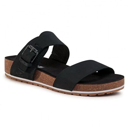 Timberland Malibu Waves Slide Black Nubuck Siyah Sandalet