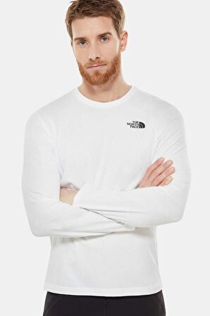 The North Face M L/S Red Box Tee - Eu Erkek Sweatshirt