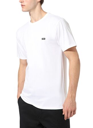 Vans O Yaka Düz Beyaz Erkek T-Shirt VN0A49R7WHT1 OFF THE WALL CLASSIC
