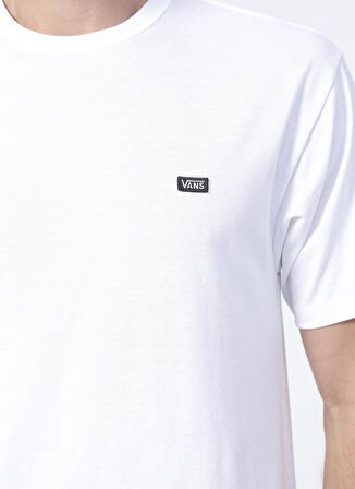 Vans O Yaka Düz Beyaz Erkek T-Shirt VN0A49R7WHT1 OFF THE WALL CLASSIC