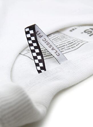 Vans O Yaka Düz Beyaz Erkek T-Shirt VN0A49R7WHT1 OFF THE WALL CLASSIC