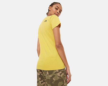 The North Face Sarı Kadın Günlük Tişört NF00C256ZBJ1 W Easy Tee