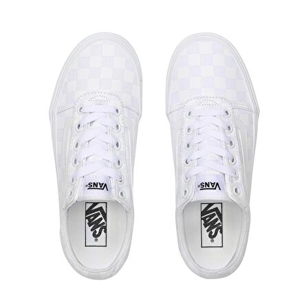 VANS Kadın  Ayakkabı VN0A3IUNW511 WM Ward (Checkerboard) white/white Textile