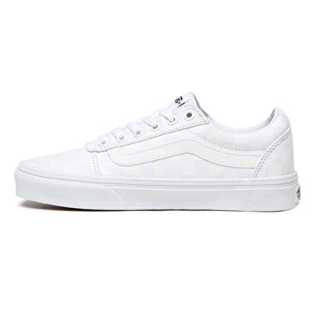 VANS Kadın  Ayakkabı VN0A3IUNW511 WM Ward (Checkerboard) white/white Textile