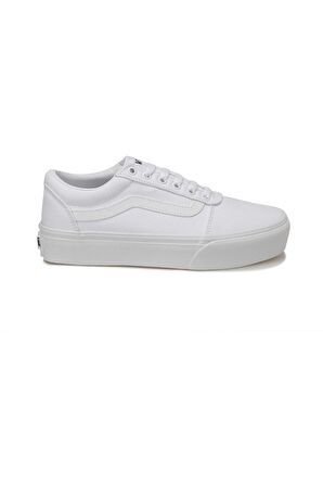 VANS Kadın Ayakkabı VN0A3TLC0RG1 WM Ward Platform (Canvas) white Textile