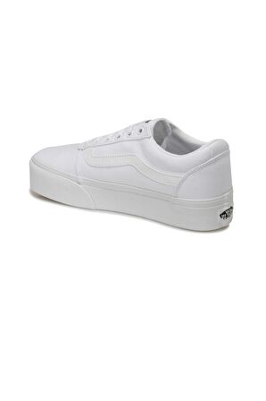VANS Kadın Ayakkabı VN0A3TLC0RG1 WM Ward Platform (Canvas) white Textile