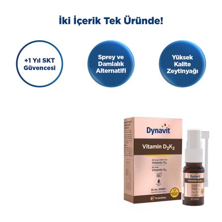Dynavit Vitamin D3K2 10 ml Sprey