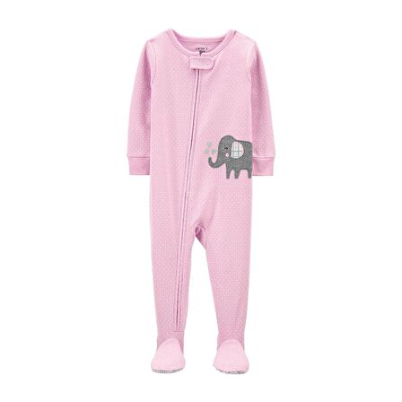 Carters 1J899110 Kız Bebek Tekli Pijama Tulum