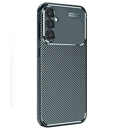 Gpack Samsung Galaxy A26 uyumlu Kılıf Negro Karbon Görünümlü Silikon