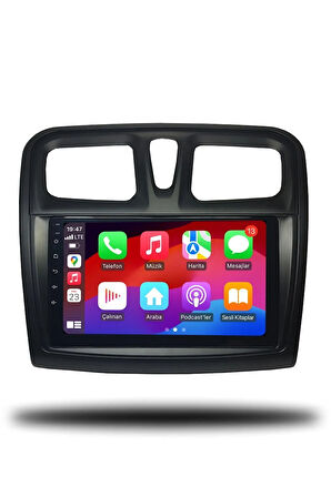 Renault Symbol 2013-2021 Android Multimedya Uyumlu Android Auto 4gb Ram 64gb Hafıza