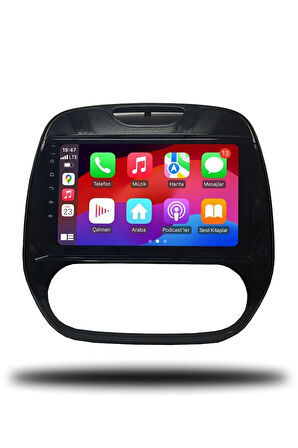 Renault Captur 2013-2021 Android Multimedya + CarPlay + Android Auto + 4GB RAM + 64Gb Hafıza