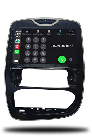 Renault Clio 4 2016-2019 Android Multimedya + CarPlay + Android Auto + 4GB RAM + 64GB Hafıza