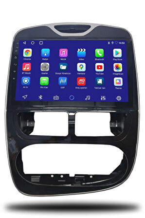 Renault Clio 4 2013-2015 Android Multimedya + CarPlay + Android Auto + 4GB RAM + 64GB Hafıza