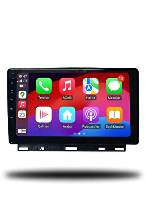 Renault Clio 5 2019-2022 Android Multimedya + CarPlay + Android Auto + 6gb ram + 128gb Hafıza