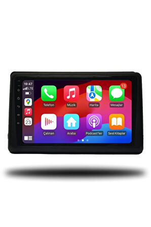 Renault Kangoo 2021-2022 Uyumlu  Android Multimedya + CarPlay + Android Auto + 4GB RAM + 64GB Hafıza