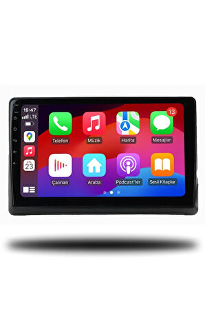 Renault Master 2020-2022 Android Multimedya + CarPlay + Android Auto + 4GB RAM + 64GB Hafıza