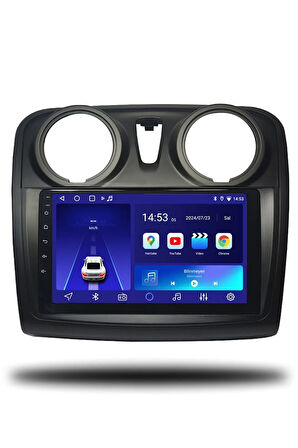 Dacia Duster 2013-2017 Uyumlu Android Multimedya + CarPlay + 4GB RAM + 64GB Hafıza