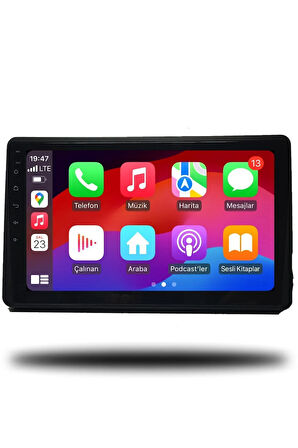 Dacia Duster 2018-2022 Uyumlu Android Multimedya + CarPlay + 4GB RAM + 64GB Hafıza