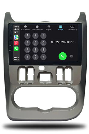 Dacia Duster 2010-2013 Uyumlu Android Multimedya + CarPlay + 6gb ram + 128gb Hafıza