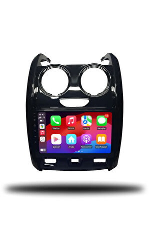 Dacia Lodgy 2012-2022 Uyumlu Android Multimedya + CarPlay + 4GB RAM + 64GB Hafıza