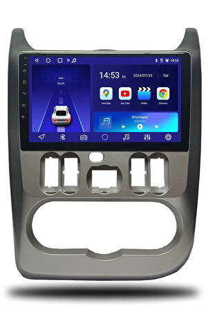 Dacia Logan 2010-2023 Uyumlu Android Multimedya + CarPlay + 4GB RAM + 64GB Hafıza