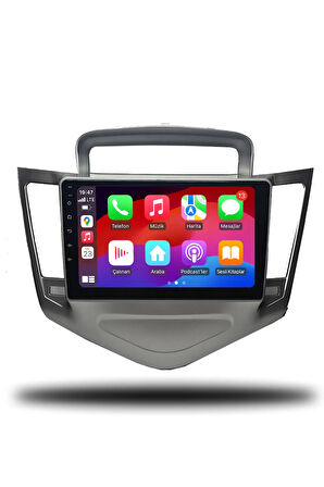 Chevrolet Cruze 2007-2012 Uyumlu Andorid Multimedya + CarPlay + 6gb ram + 128gb Hafıza