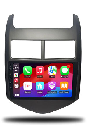 Chevrolet Aveo 2012-2018 Uyumlu Andorid Multimedya + CarPlay + 6gb ram + 128gb Hafıza