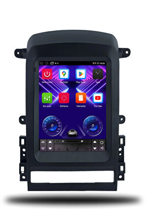 Chevrolet Captiva Tesla 2007-2011 Uyumlu Andorid Multimedya + CarPlay + 6gb ram + 128gb Hafıza