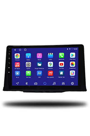 Citroen Berlingo Uyumlu Android Multimedya + CarPlay + 4GB RAM + 64GB Hafıza