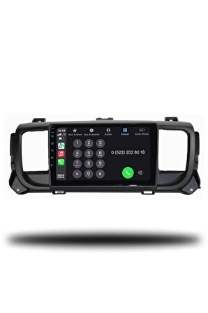 Citroen Jumpy 2017-2022 Uyumlu Android Multimedya + CarPlay + 4GB RAM + 64GB Hafıza