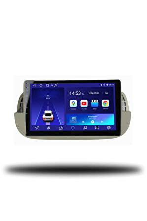 Fiat 500C 2011-2015 Uyumlu Android Multimedya + CarPlay + 4GB RAM + 64GB Hafıza