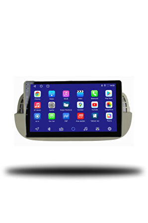 Fiat 500C 2011-2015 Uyumlu Android Multimedya + CarPlay + 2gb RAM + 32gb Hafıza