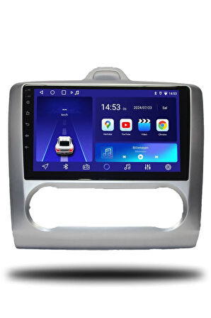 Ford Focus 2 2007-2011 Uyumlu  Dijital Klima  Android Multimedya + CarPlay + 4GB RAM + 64GB Hafıza