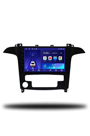 Ford S-Max 2006-2014 Uyumlu Android Multimedya + CarPlay + Dijital Klima 4GB RAM + 64GB Hafıza