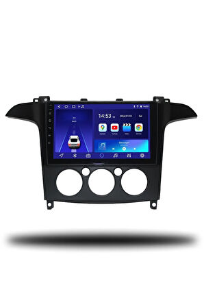 Ford S-Max 2006-2014 Uyumlu Android Multimedya + CarPlay + Manuel Klima 4GB RAM + 64GB Hafıza
