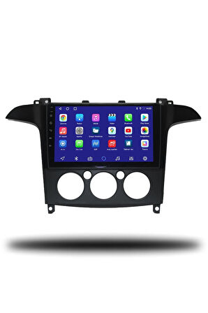 Ford S-Max 2006-2014 Uyumlu Android Multimedya + CarPlay + Manuel Klima 2gb RAM + 32gb Hafıza