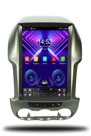 Ford Ranger Tesla 2012-2015 Uyumlu Android Multimedya + CarPlay + 2gb RAM + 32gb Hafıza