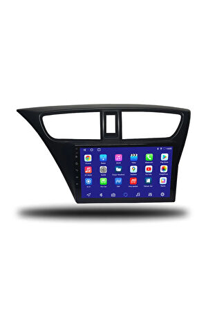 Honda Civic HB Euro Uyumlu Android Multimedya + CarPlay + 2013-2017 4GB RAM + 64GB Hafıza