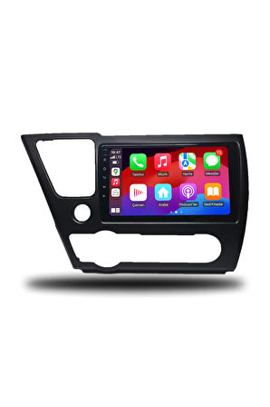 Honda Civic Amerikan Uyumlu Android Multimedya + CarPlay + 2014-2015 2gb RAM + 32gb Hafıza
