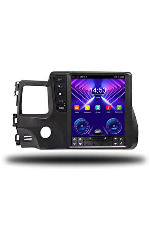 Civic FD6 Uyumlu Android Multimedya + CarPlay + 4GB RAM + 64GB Hafıza