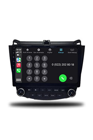 Honda Accord 2003-2008 Uyumlu Android Multimedya + CarPlay + 2gb RAM + 32gb Hafıza