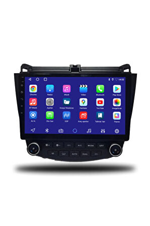 Honda Accord 2003-2008 Uyumlu Android Multimedya + CarPlay + 6gb ram + 128gb Hafıza