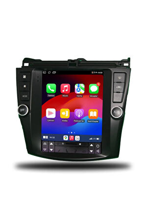 Honda Accord Tesla Uyumlu Android Multimedya + CarPlay + 4GB RAM + 64GB Hafıza