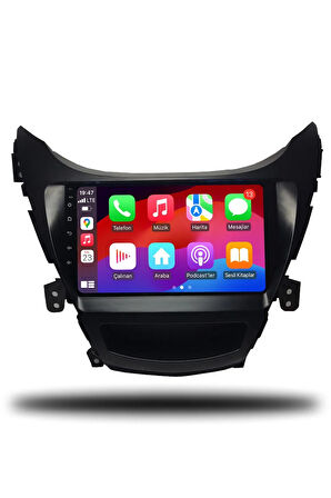 Hyundai Elantra 2011-2012 Uyumlu Android Multimedya + CarPlay + 2gb RAM + 32gb Hafıza