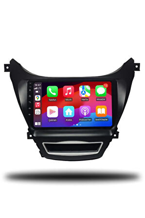 Hyundai Elantra 2016 Uyumlu Android Multimedya + CarPlay + 6gb ram + 128gb Hafıza