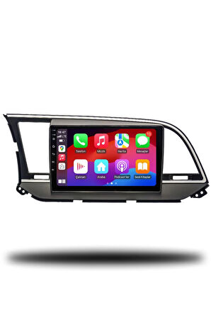 Hyundai Elantra 2015-2018 Uyumlu Android Multimedya + CarPlay + 2gb RAM + 32gb Hafıza