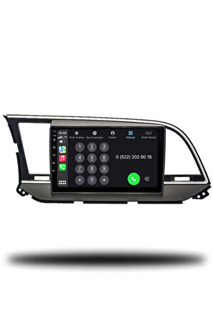 Hyundai Elantra 2015-2018 Uyumlu Android Multimedya + CarPlay + 6gb ram + 128gb Hafıza