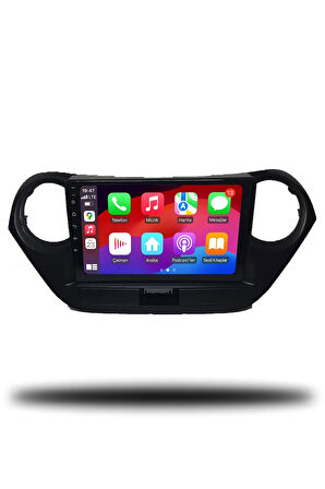 Hyundai i10 2013-2019 Uyumlu Android Multimedya + CarPlay + 2gb RAM + 32gb Hafıza