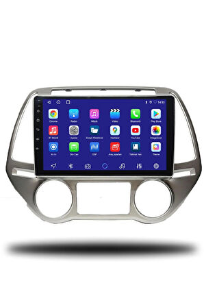 Hyundai i20 2012-2014 Uyumlu Android Multimedya + CarPlay + 4GB RAM + 64GB Hafıza